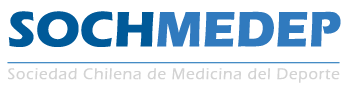 Logotipo de SOCHMEDEP, Sociedad Chilena de Medicina del Deporte, institución que promueve la salud y el rendimiento físico a través de la medicina del deporte en Chile.